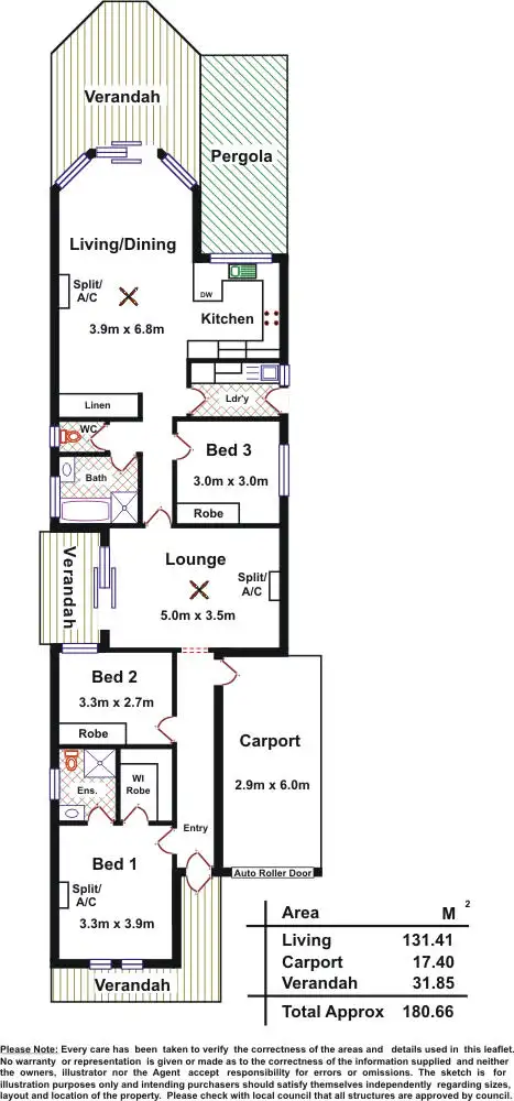 Floorplan of Homely house listing, 21A Barwell Avenue, Marleston SA 5033