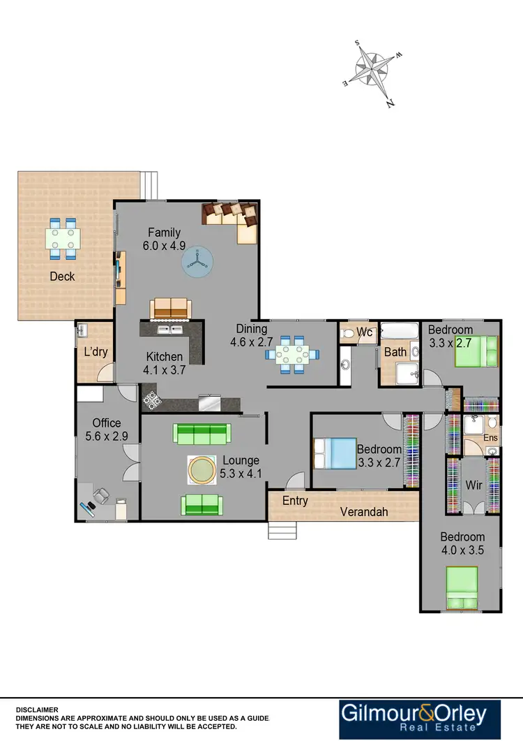 Floorplan of Homely house listing, 5 Brady Place, Kellyville NSW 2155