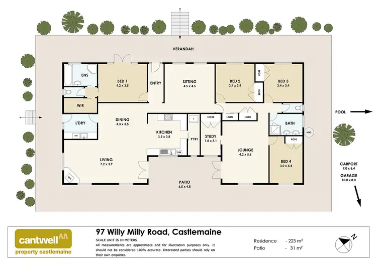 Floorplan of Homely house listing, 97 Willy Milly Road, Castlemaine VIC 3450