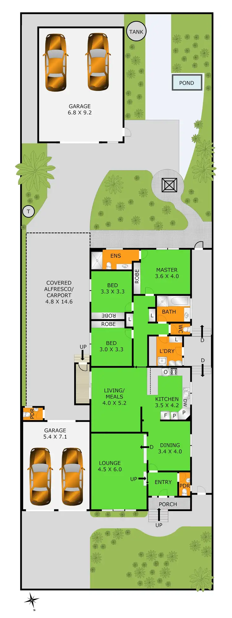 Floorplan of Homely house listing, 4 Dural Court, Bell Park VIC 3215