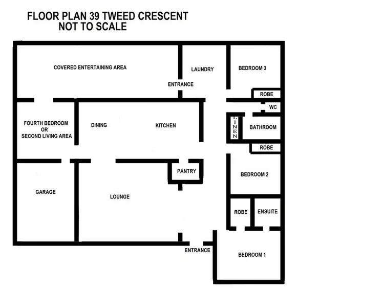 Floorplan of Homely house listing, 39 Tweed Crescent, Mount Gambier SA 5290