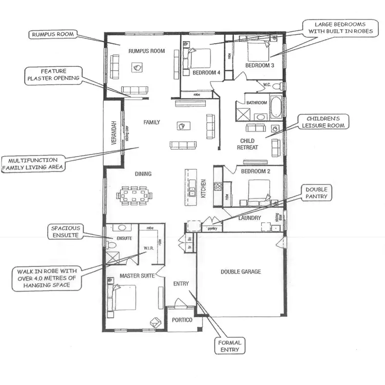 Floorplan of Homely house listing, 24 Summerhill Boulevard, Drouin VIC 3818