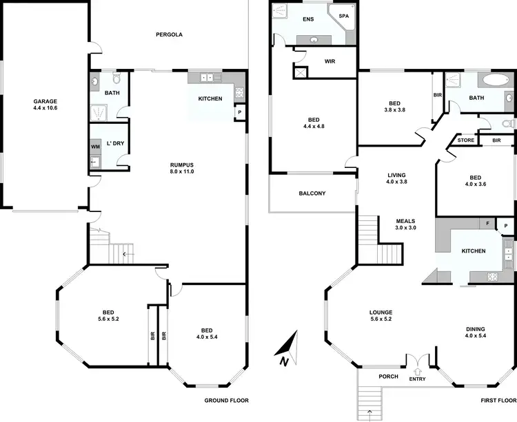 Floorplan of Homely house listing, 125 Augustine Terrace, Glenroy VIC 3046