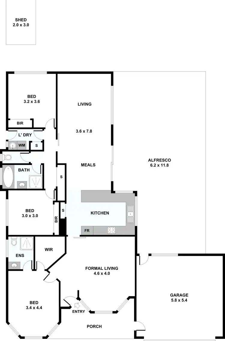 Floorplan of Homely house listing, 30 Jackson Circuit, Albanvale VIC 3021