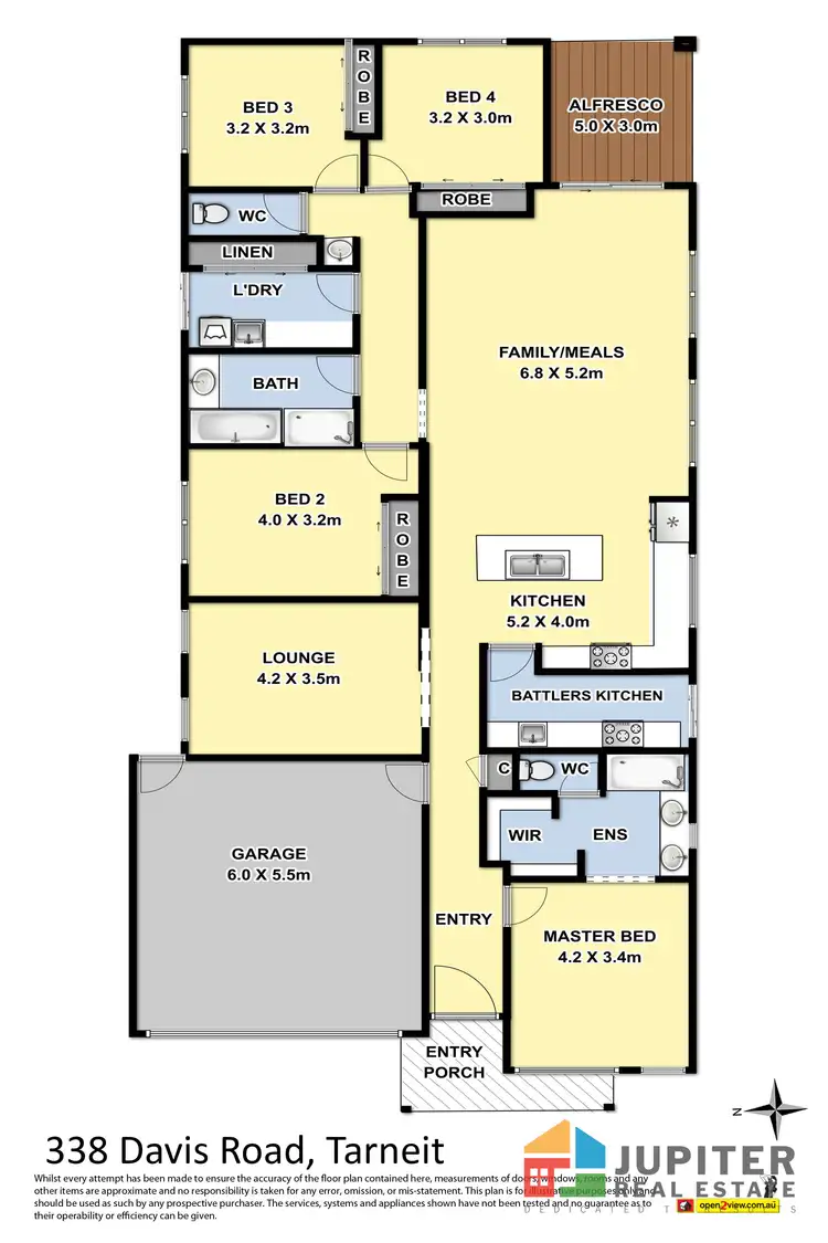 Floorplan of Homely house listing, 338 Davis Road, Tarneit VIC 3029