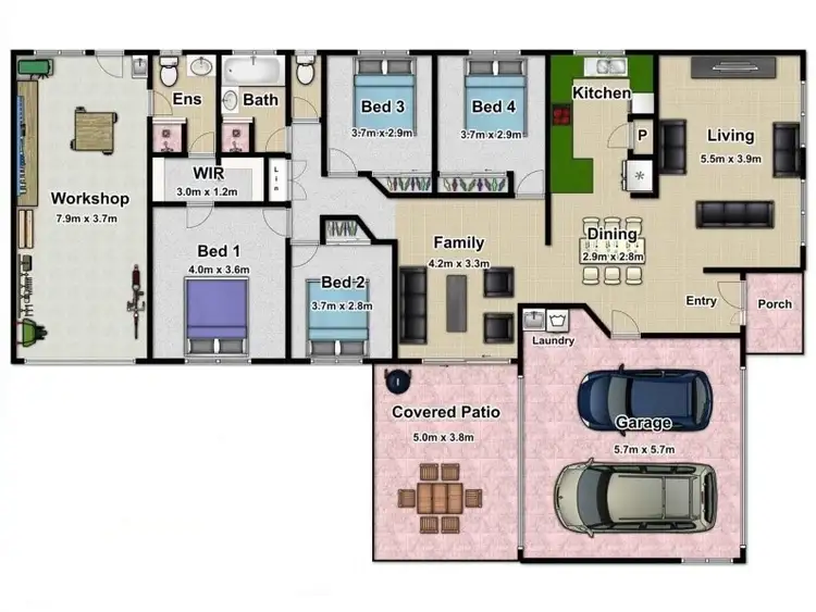 Floorplan of Homely house listing, 30 Wills Street, Brinsmead QLD 4870