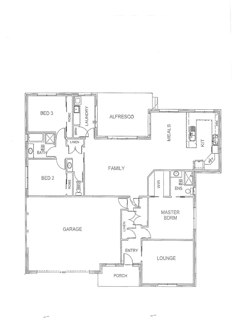 Floorplan of Homely house listing, 9 Warwick Way, Drouin VIC 3818