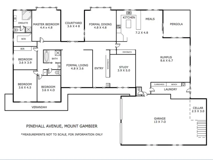 Floorplan of Homely rural property listing, 33-45 Pine Hall Avenue, Mount Gambier SA 5290
