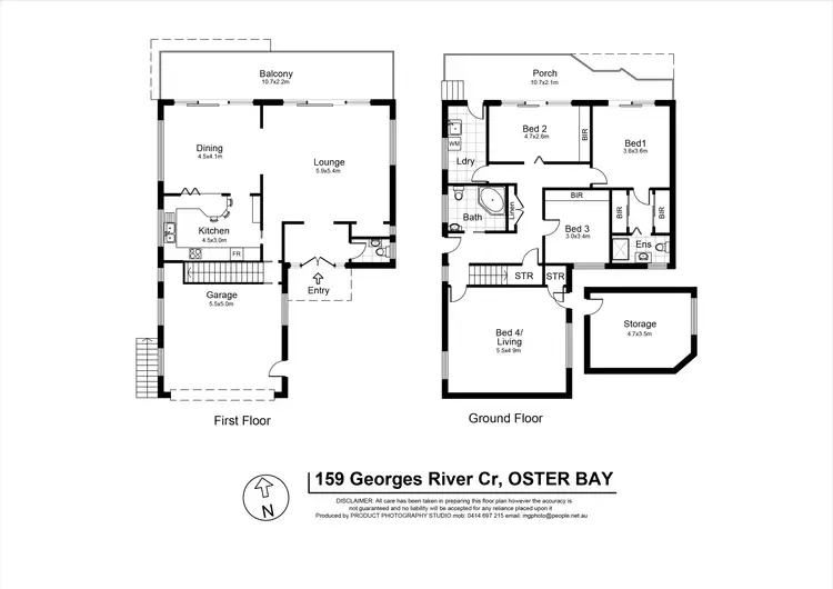Floorplan of Homely house listing, 159 Georges River Crescent, Oyster Bay NSW 2225
