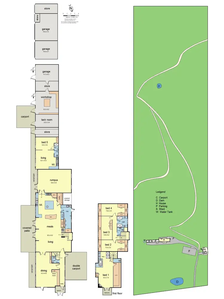 Floorplan of Homely house listing, 561 Steels Creek Road, Yarra Glen VIC 3775