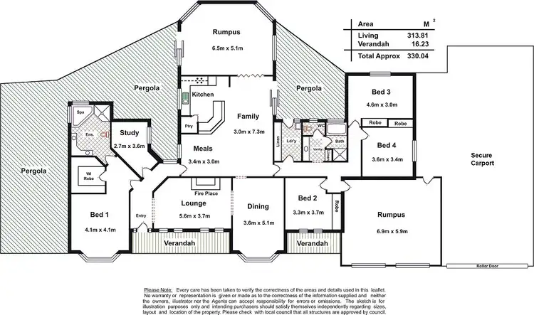 Floorplan of Homely house listing, 2 Valour Court, Golden Grove SA 5125