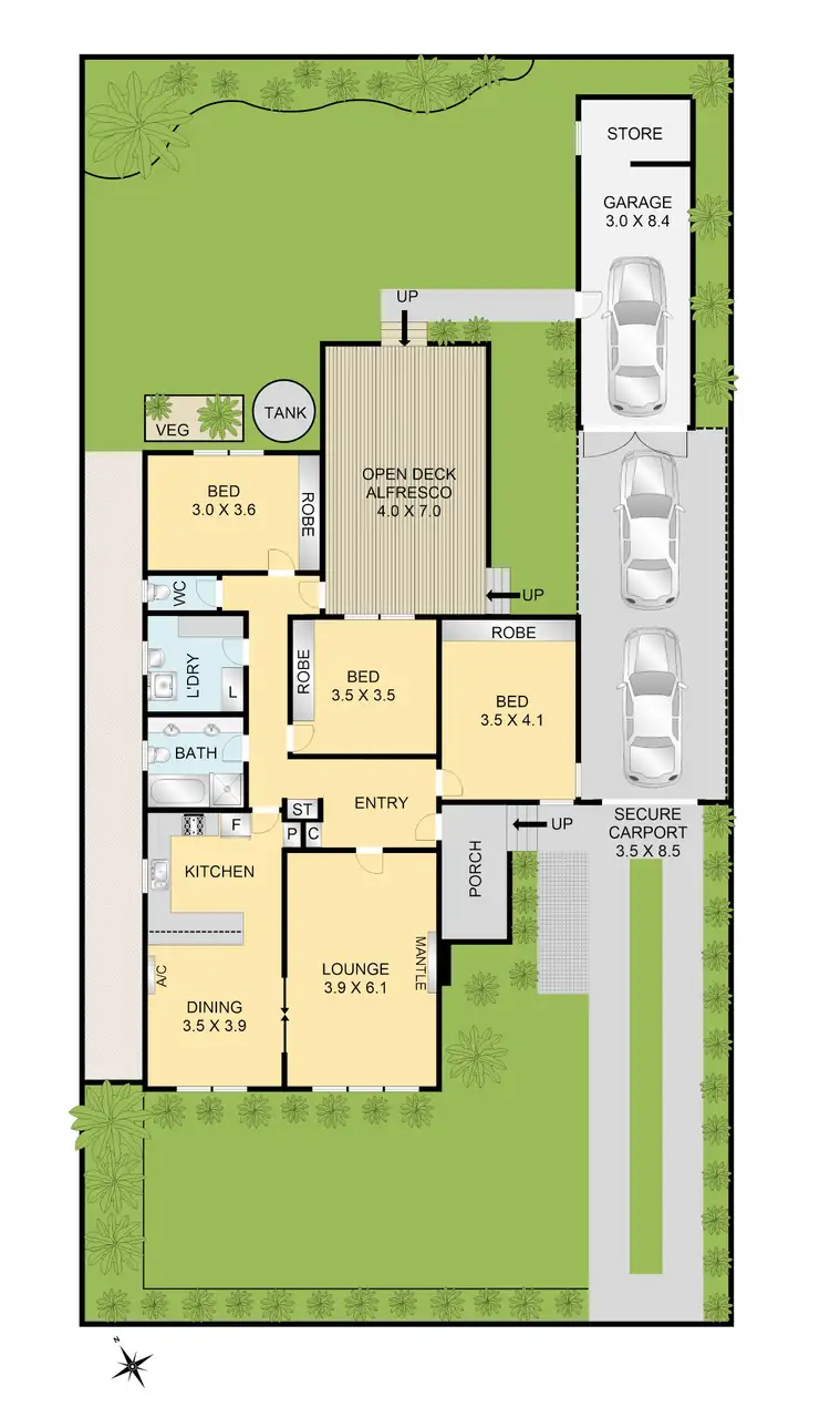 Floorplan of Homely house listing, 4 Elderslie Terrace, Newtown VIC 3220