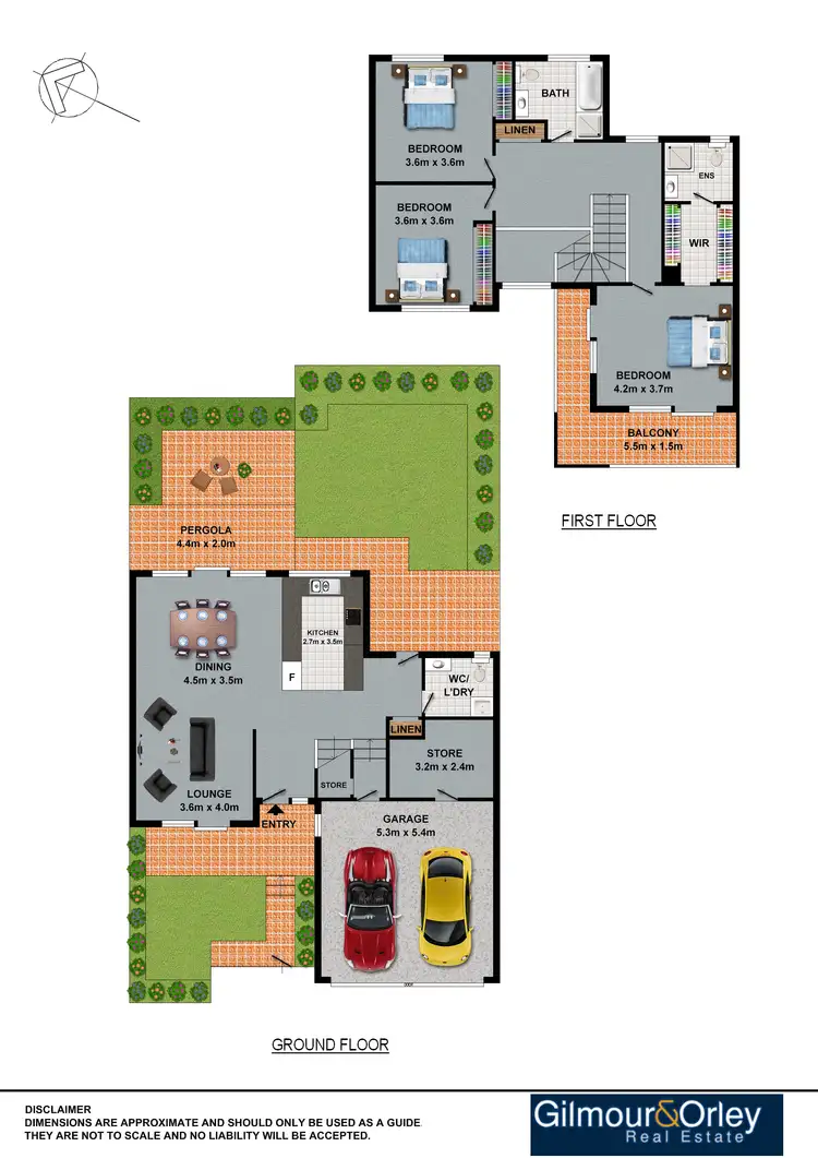 Floorplan of Homely townhouse listing, 6/86 Wrights Road, Kellyville NSW 2155