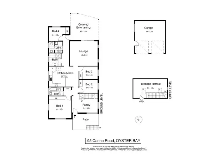 Floorplan of Homely house listing, 95 Carina Road, Oyster Bay NSW 2225