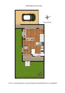 Floorplan of Homely townhouse listing, 5/56 Warren Street, St Lucia QLD 4067