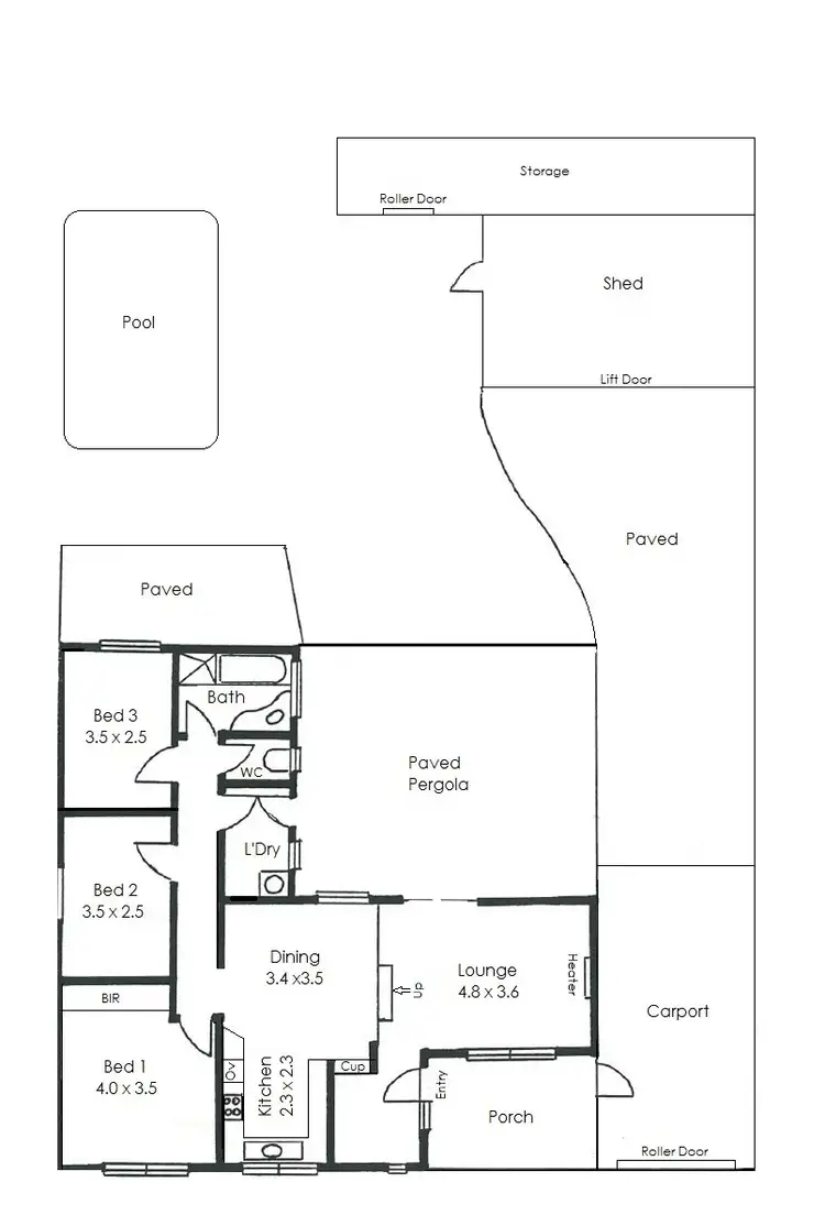 Floorplan of Homely house listing, 83 Valiant Road, Holden Hill SA 5088