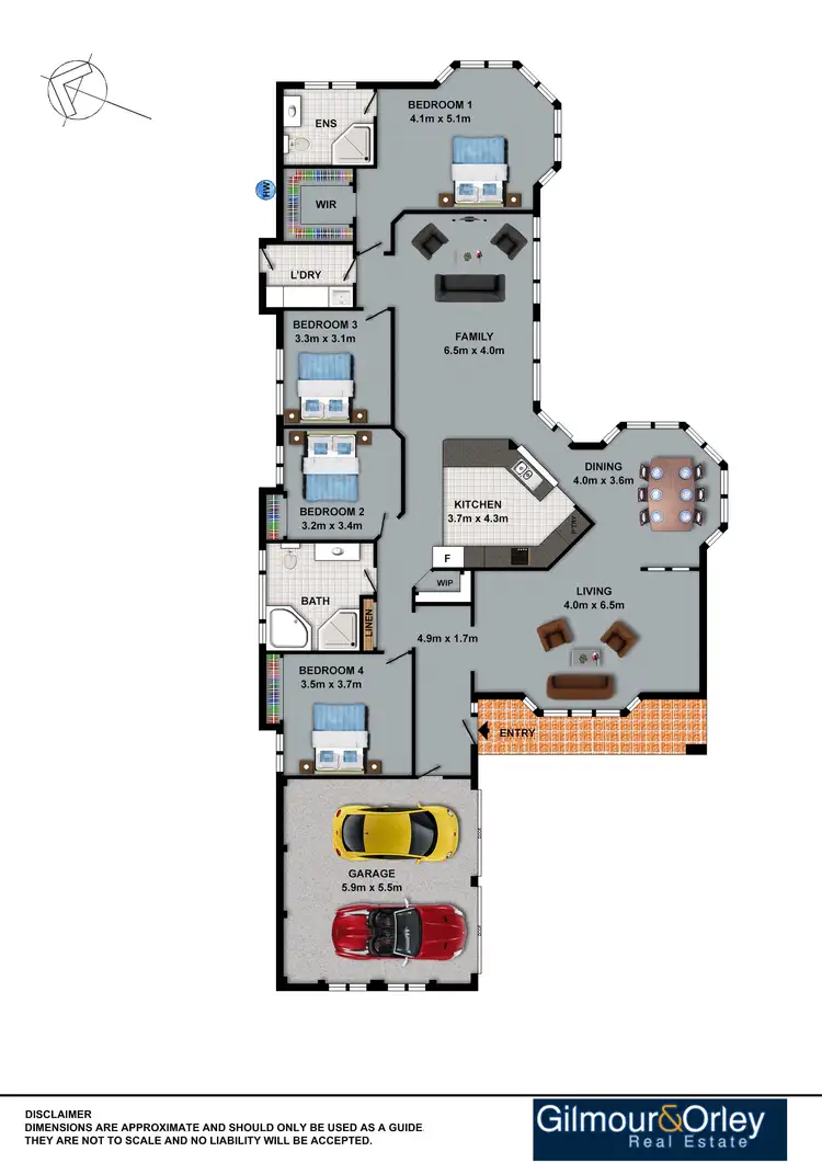 Floorplan of Homely house listing, 8 Mardi Court, Kellyville NSW 2155