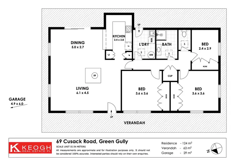 Floorplan of Homely rural property listing, 69 Cusack Road, Green Gully VIC 3462