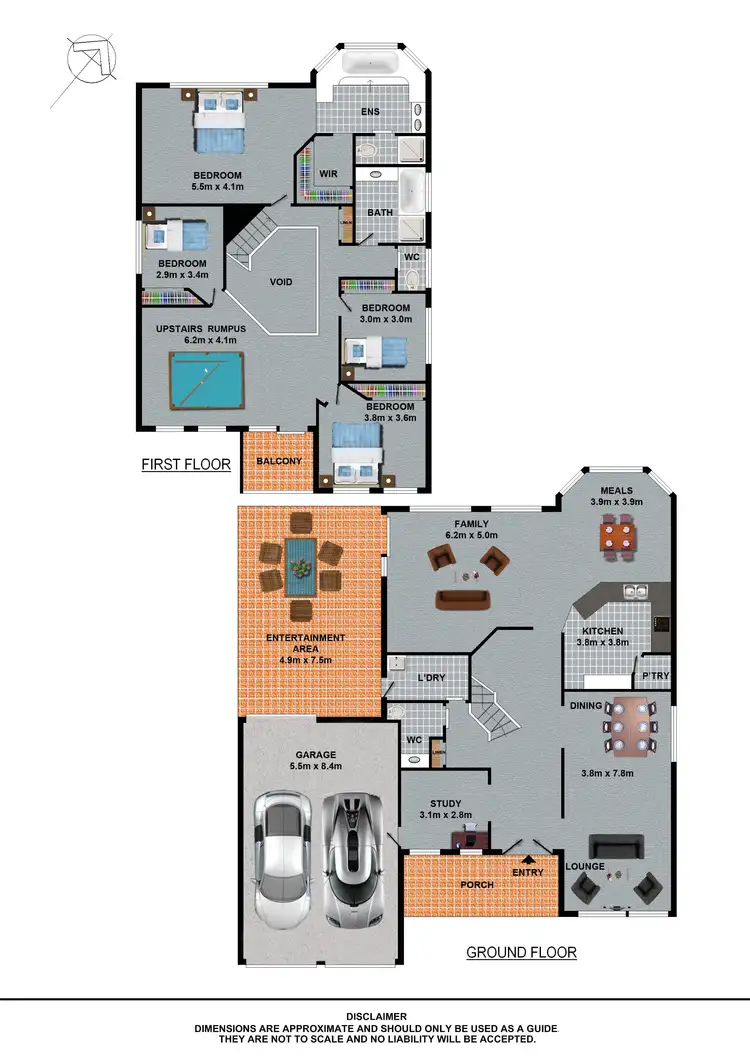 Floorplan of Homely house listing, 3 Sussex Road, Kellyville NSW 2155