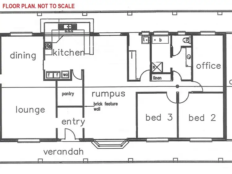 Floorplan of Homely rural property listing, 2052 Glenelg River Road, Wye SA 5291