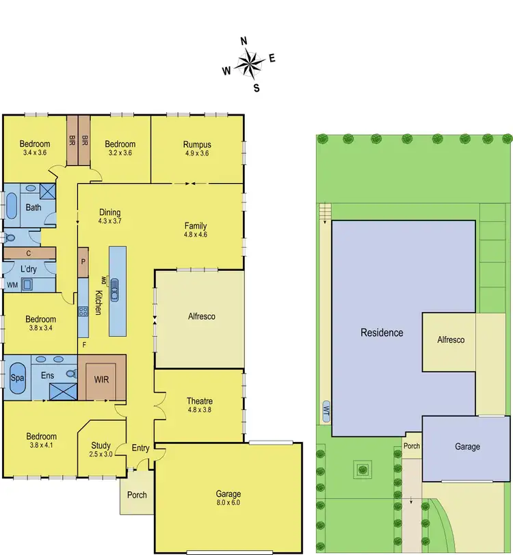 Floorplan of Homely house listing, 45 Shannahan Drive, Bell Park VIC 3215