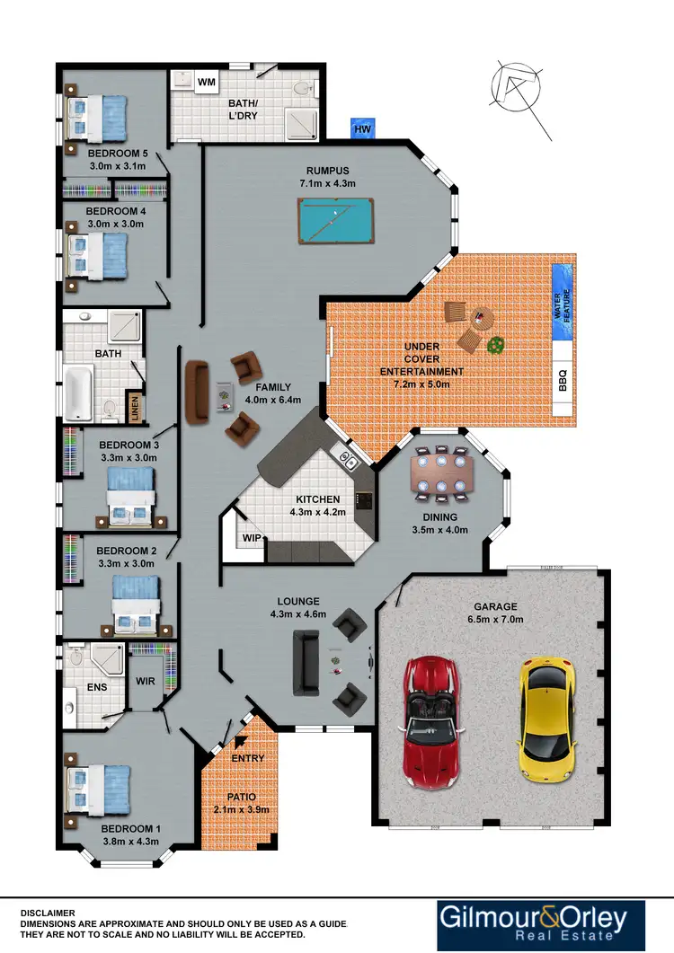 Floorplan of Homely house listing, 49 Redden Drive, Kellyville NSW 2155