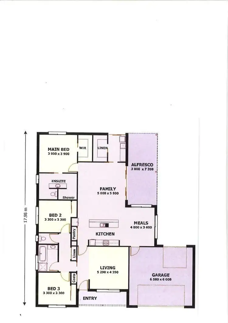 Floorplan of Homely house listing, 13 Rocke Court, Trentham VIC 3458