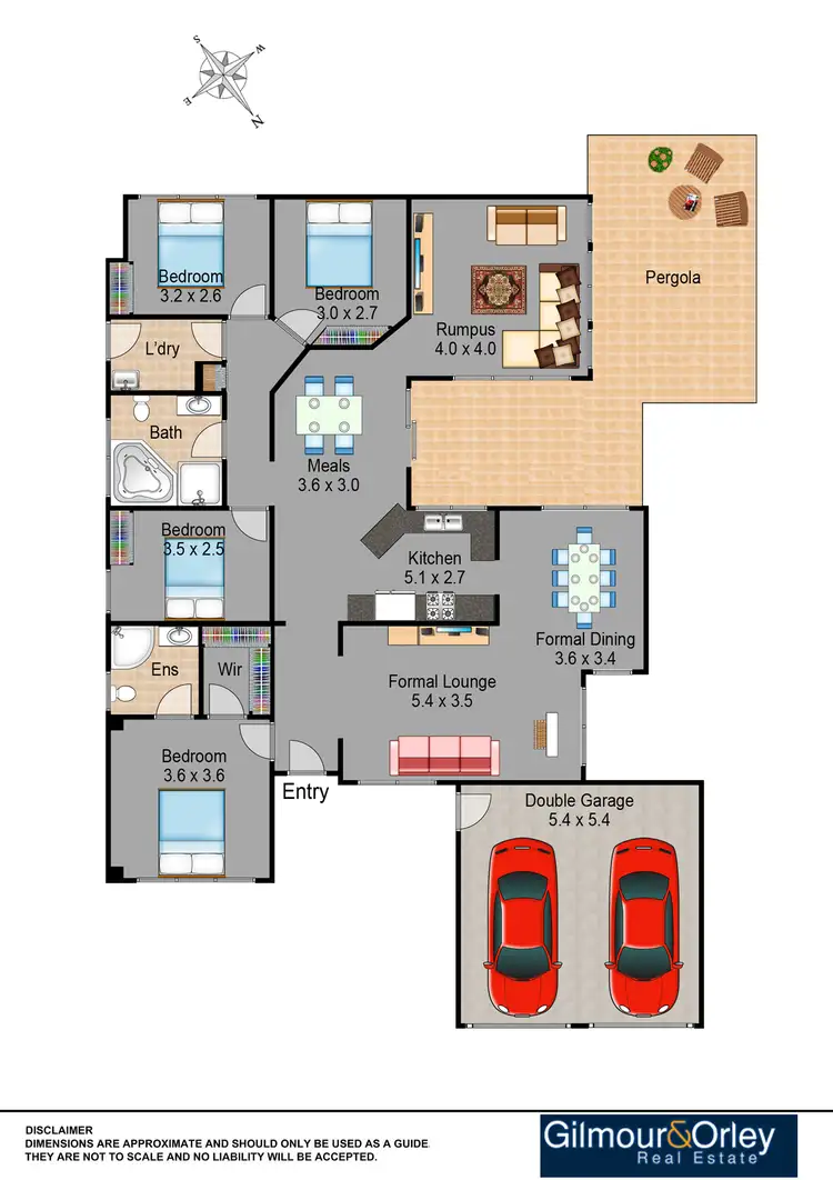 Floorplan of Homely house listing, 4 Tuscan Avenue, Kellyville NSW 2155