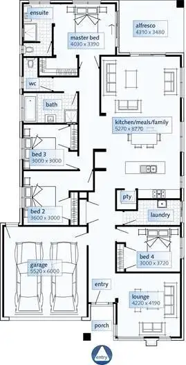 Floorplan of Homely house listing, 22 BARNETT AVENUE, Thurgoona NSW 2640