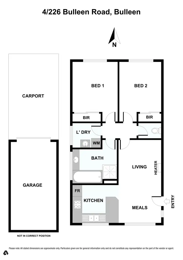Floorplan of Homely apartment listing, 4/226 Bulleen Road, Bulleen VIC 3105