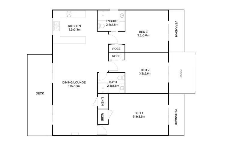 Floorplan of Homely house listing, 15 Zimmerman Avenue, Bonnie Doon VIC 3720