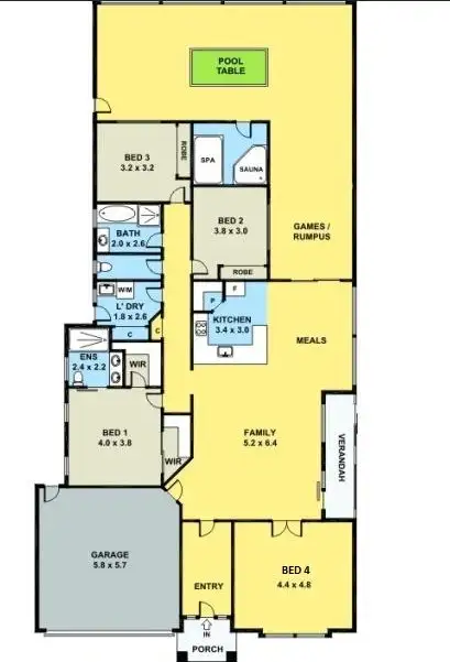 Floorplan of Homely house listing, 20 Paul Harris Drive, Melton West VIC 3337