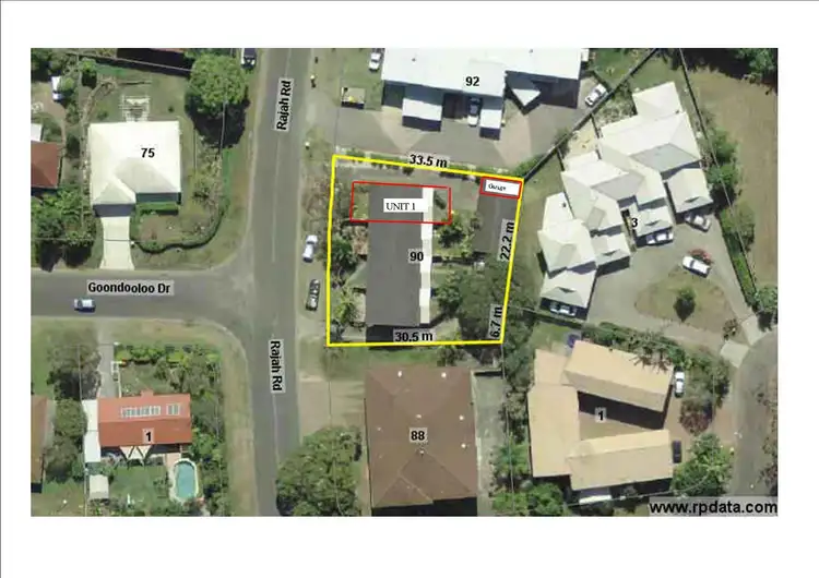 Floorplan of Homely townhouse listing, 1/90 Rajah Road, Ocean Shores NSW 2483