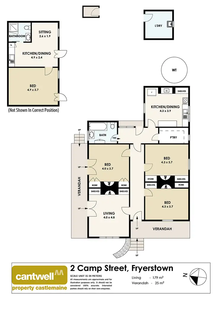 Floorplan of Homely house listing, 5 Camp Street, Fryerstown VIC 3451