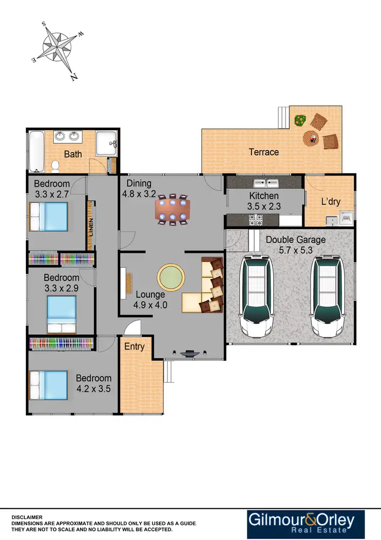 Floorplan of Homely house listing, 43 Malonga Avenue, Kellyville NSW 2155