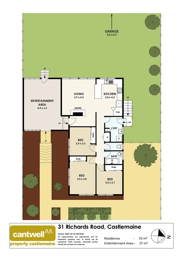 Floorplan of Homely house listing, 31 Richards Road, Castlemaine VIC 3450