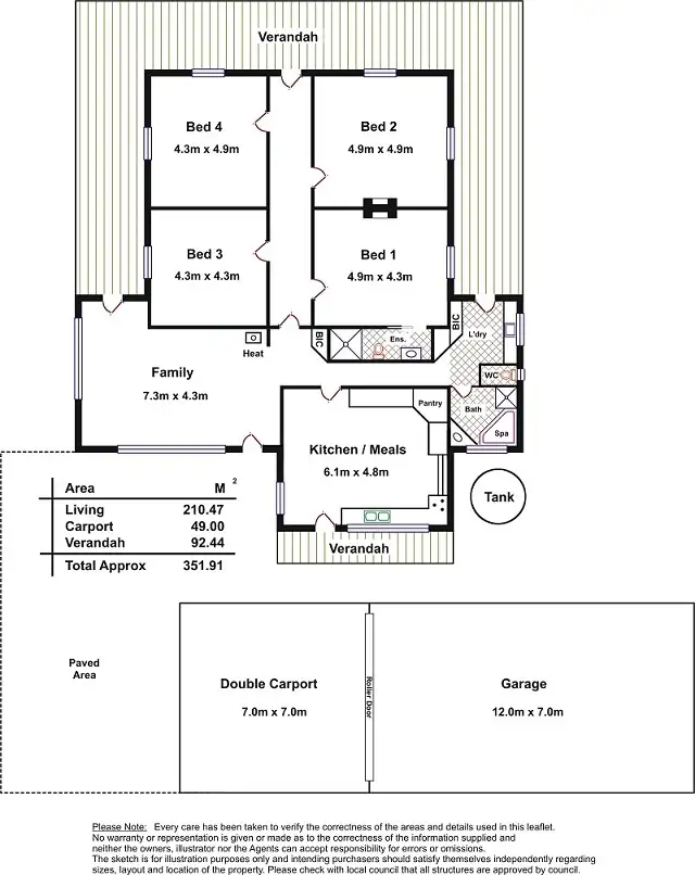 Floorplan of Homely house listing, Lot 19 Helbig Drive, Morgan SA 5320