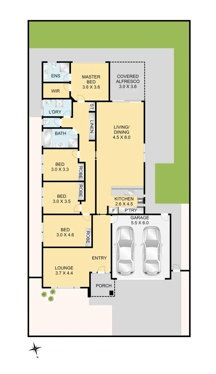 Floorplan of Homely house listing, 11 Nikola Court, Marshall VIC 3216