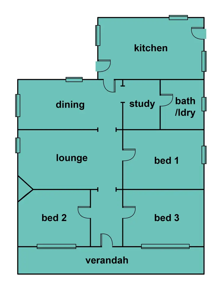 Floorplan of Homely house listing, 742 Geelong Road, Ballarat VIC 3350