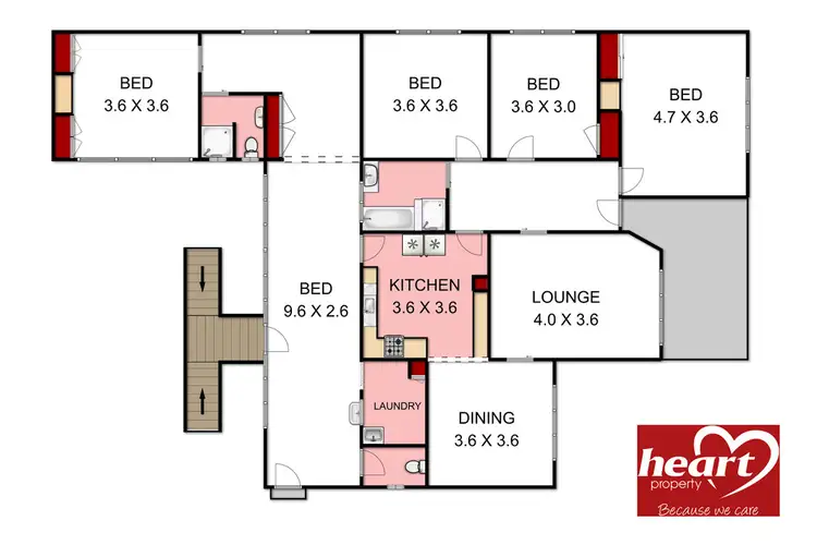 Floorplan of Homely house listing, 182 Desailly Street, Sale VIC 3850