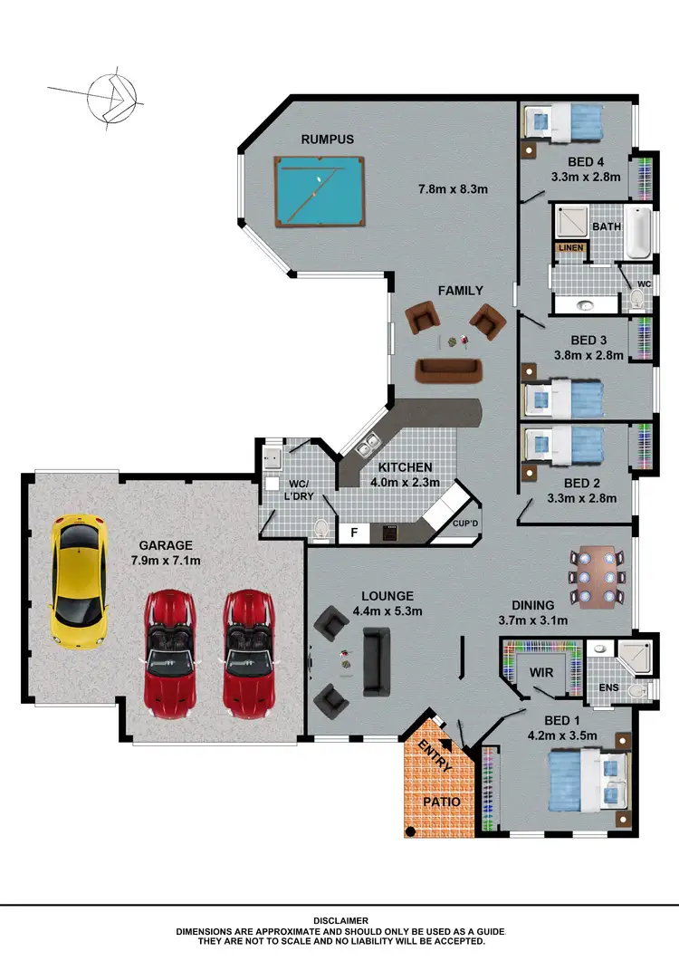 Floorplan of Homely house listing, 14 Carberry Court, Kellyville NSW 2155