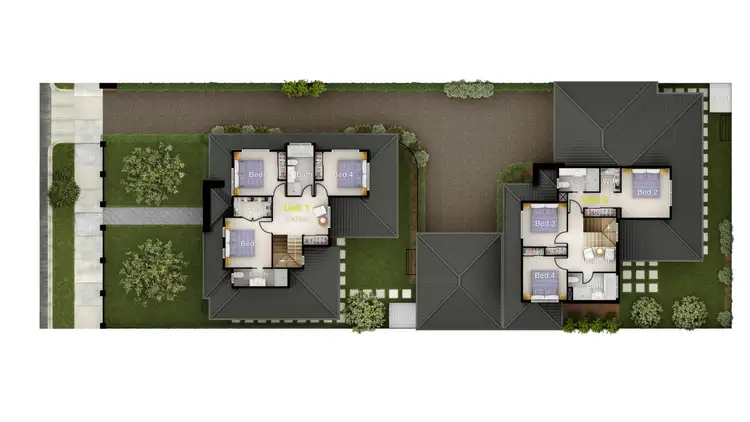 Floorplan of Homely townhouse listing, 2/5 Outhwaite Ave, Doncaster VIC 3108