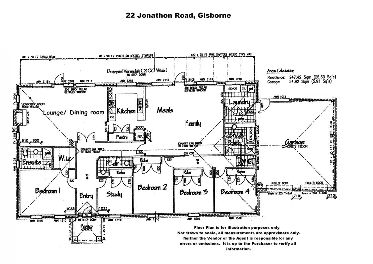Floorplan of Homely house listing, 22 Jonathon Road, Gisborne VIC 3437