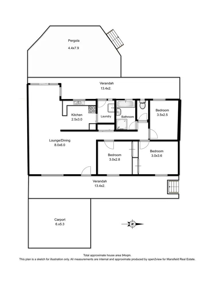 Floorplan of Homely house listing, 131A Highton Lane, Mansfield VIC 3722