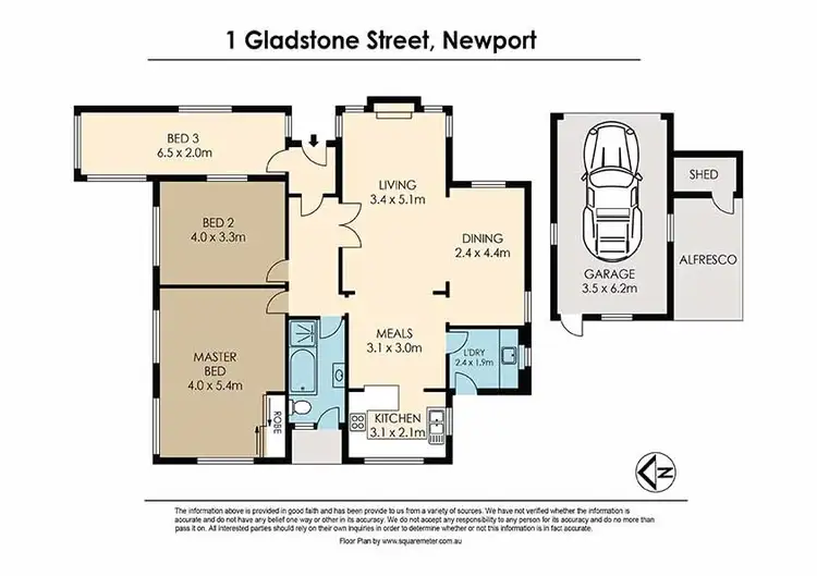 Floorplan of Homely house listing, 1 Gladstone Street, Newport NSW 2106