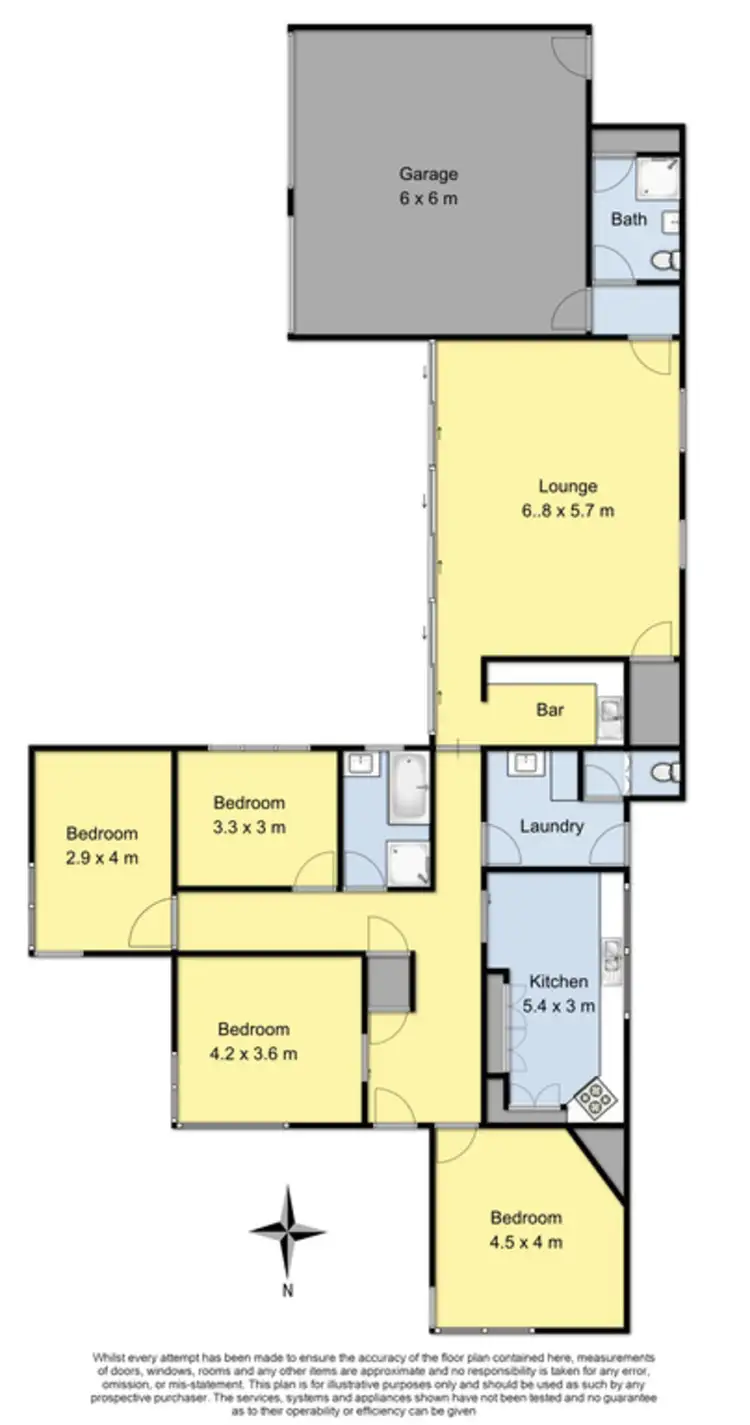 Floorplan of Homely house listing, 1 Montrose Avenue, Apollo Bay VIC 3233