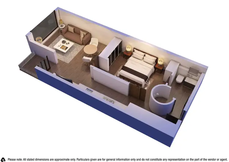 Floorplan of Homely apartment listing, 2011/22 Dorcas Street, South Melbourne VIC 3205