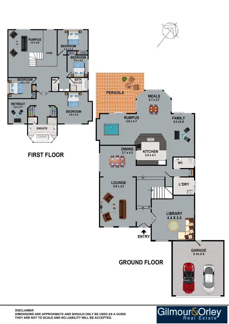 Floorplan of Homely house listing, 74 Craigmore Drive, Kellyville NSW 2155