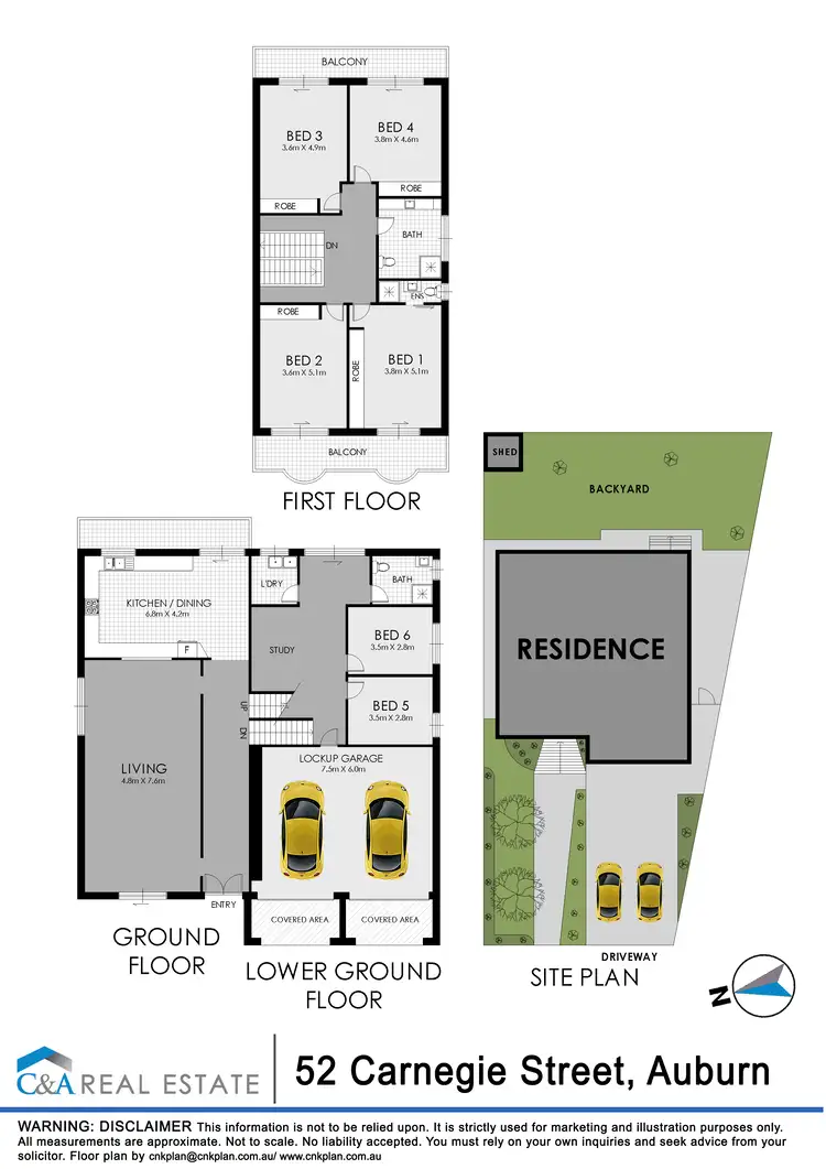 Floorplan of Homely house listing, 52 Carnegie St, Auburn NSW 2144