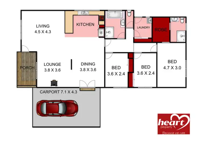 Floorplan of Homely house listing, 22 Davies Street, Seaspray VIC 3851